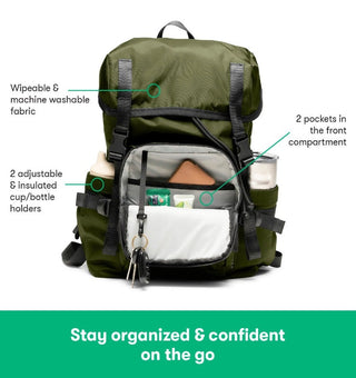 Colugo Parent Backpack front side features