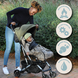 The Compact Stroller+ & Cozy Deluxe Bundle, Cool Grey
