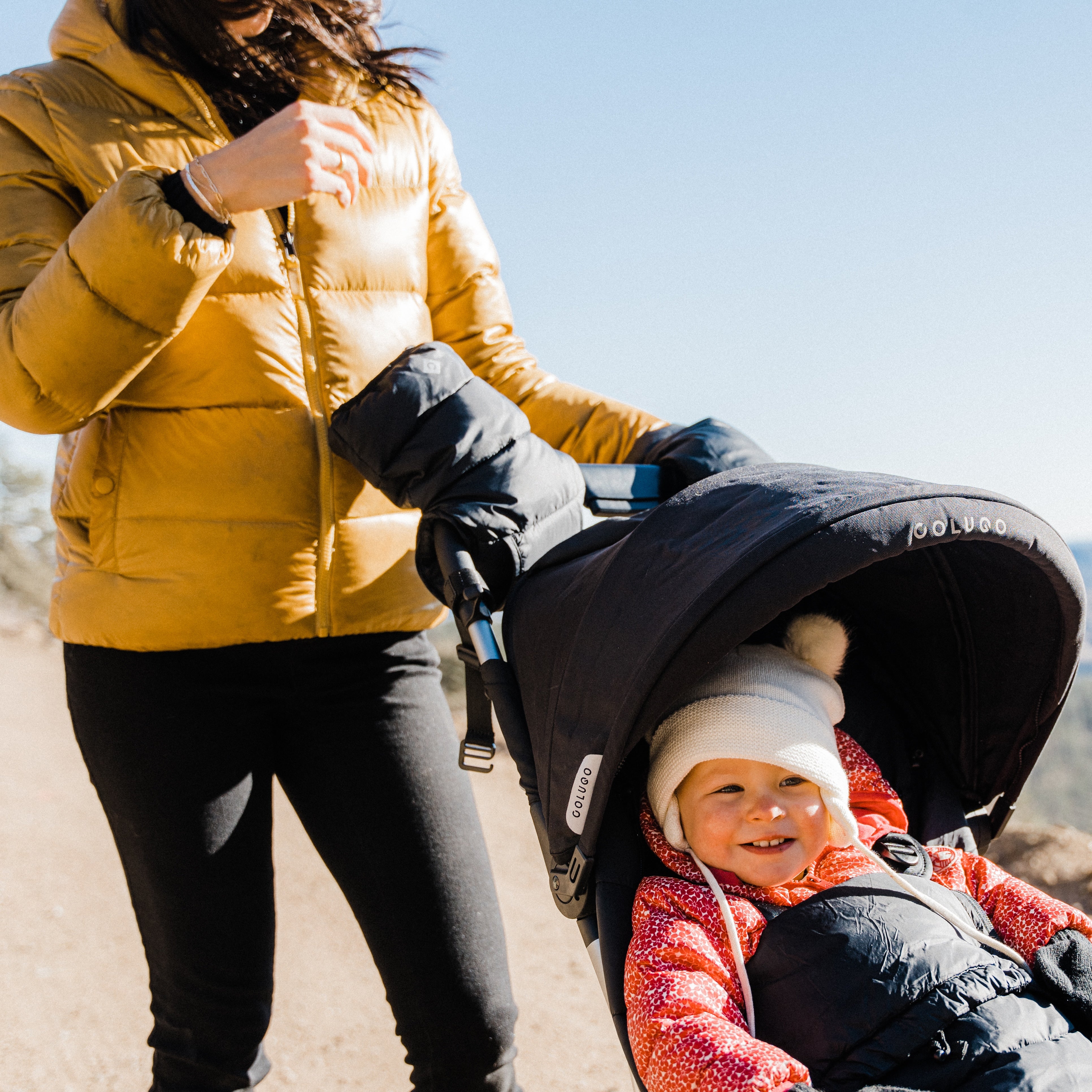 The Compact Stroller+ & Cozy Deluxe Bundle, Cool Grey