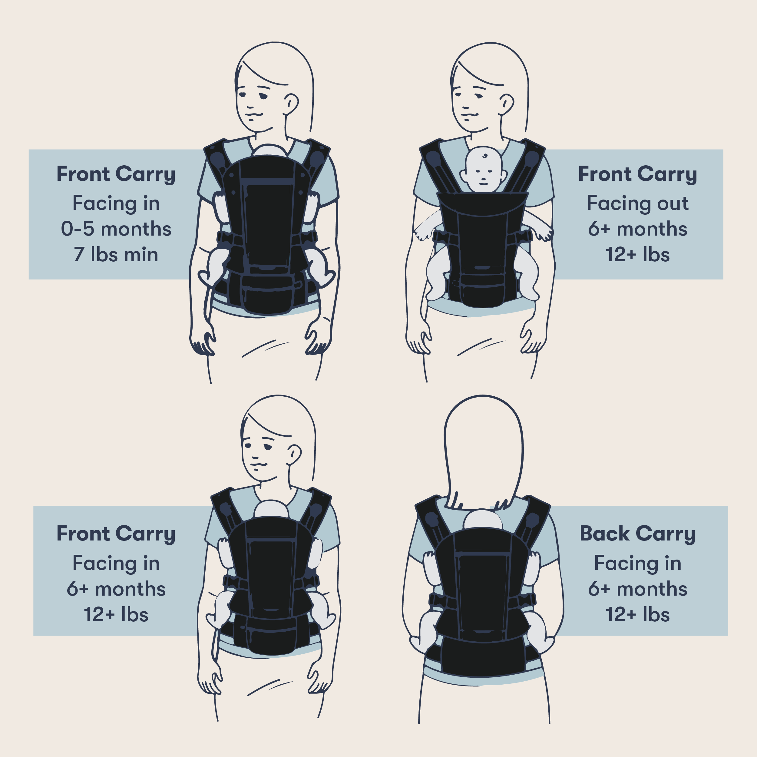 The Baby Carrier, Raspberry