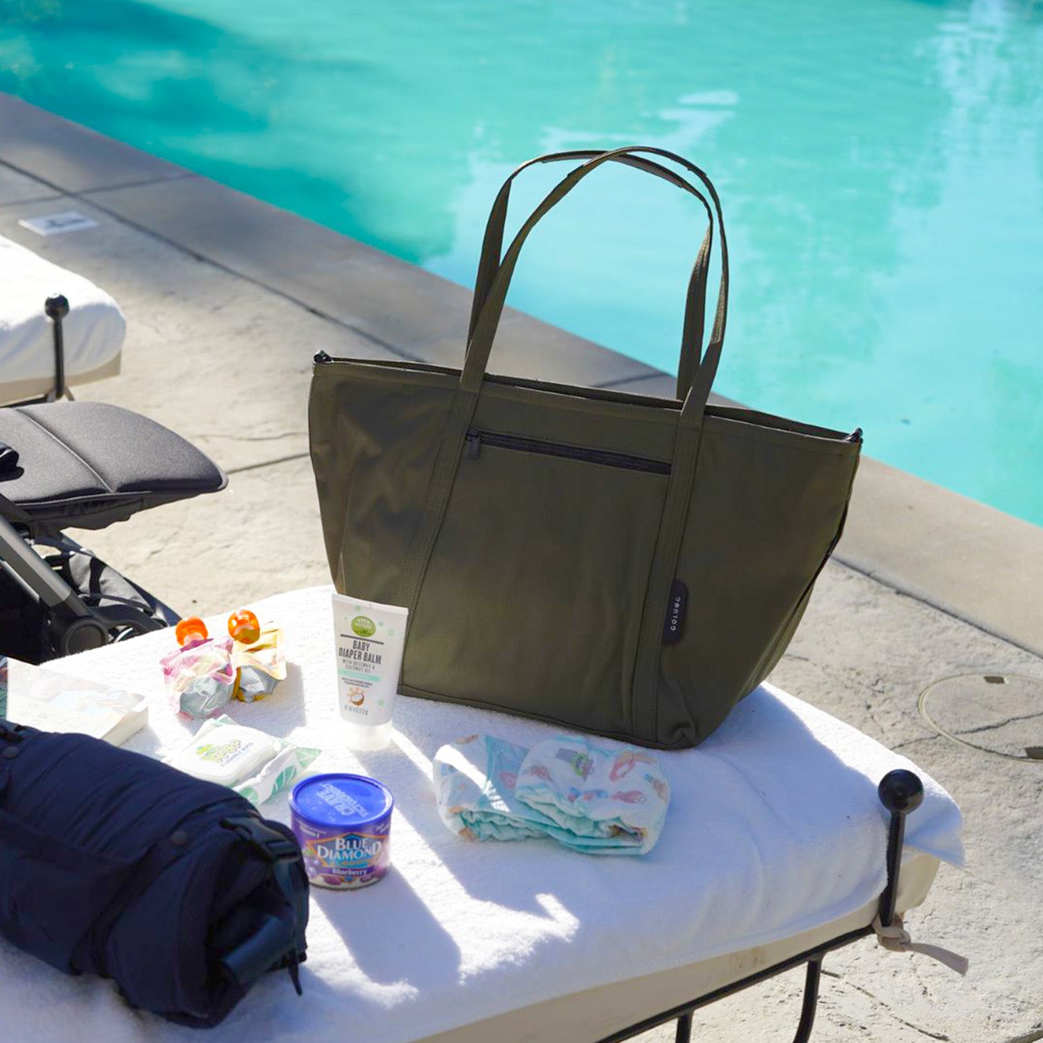 The Diaper Tote, Black
