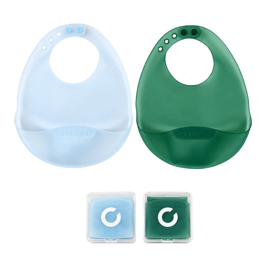 Colugo Fold and Go Silicone Bib 2 Pack