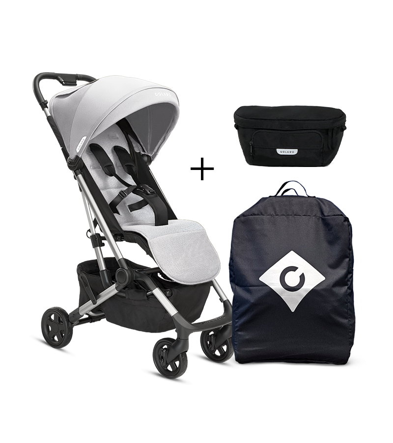 On the Go Bundle Cool Grey with Compact Stroller and Organizer