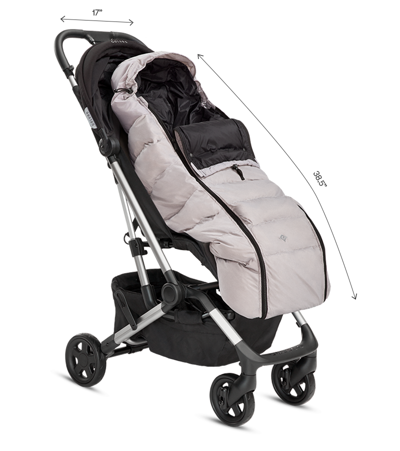 Warm Cozy in Cool Grey for strollers