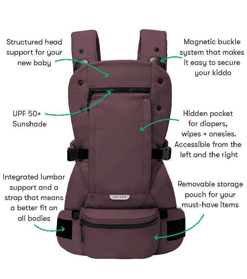 Ergonomically designed The Baby Carrier, Cocoa