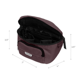 On the Go Bundle, Cocoa with zippered pockets