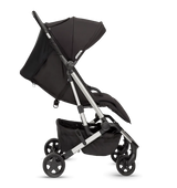 Black stroller and backpack bundle for parents with park icon