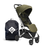 Olive compact stroller and parent backpack set