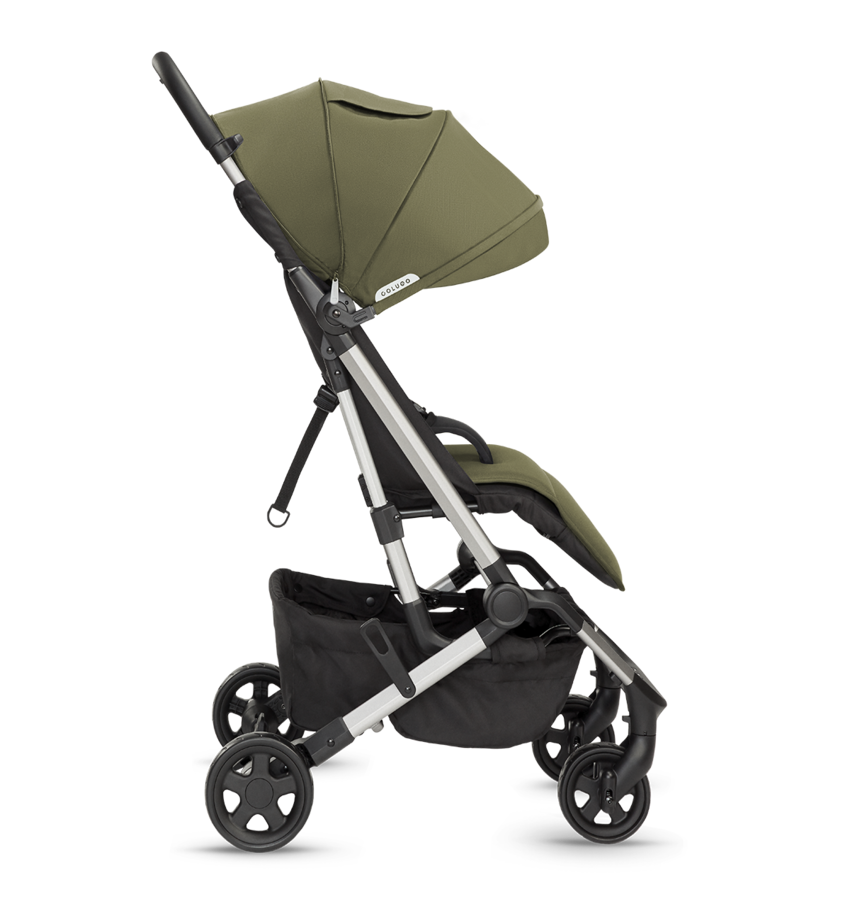 Cool Grey Compact Stroller handlebar view