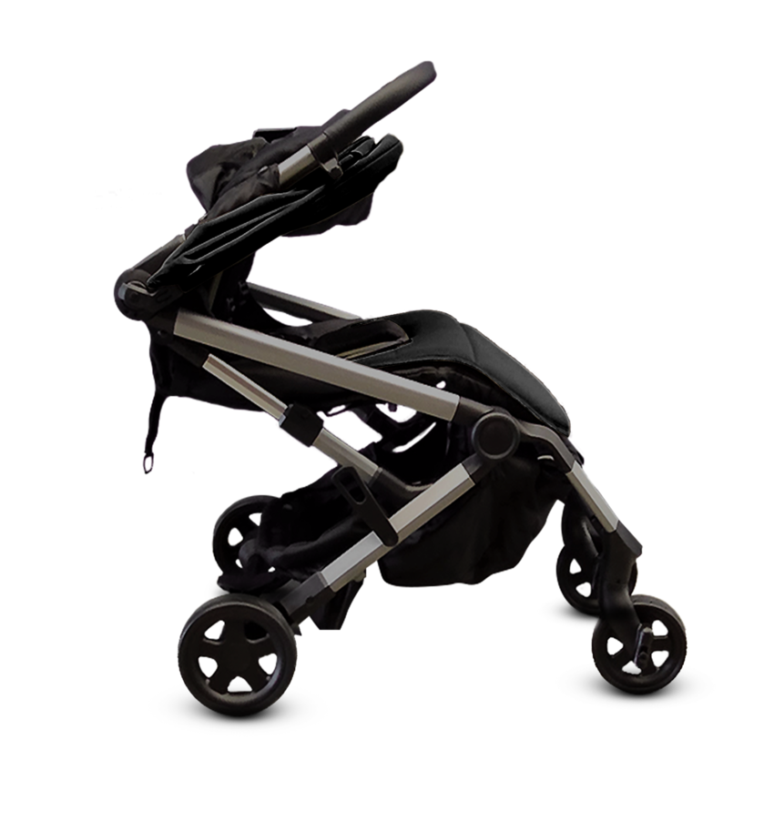 Compact top collapsible stroller