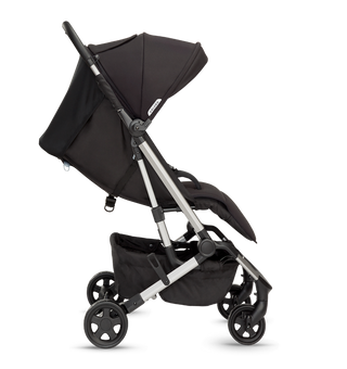 Compact Stroller and Parent Backpack Bundle, Black and Park Icon