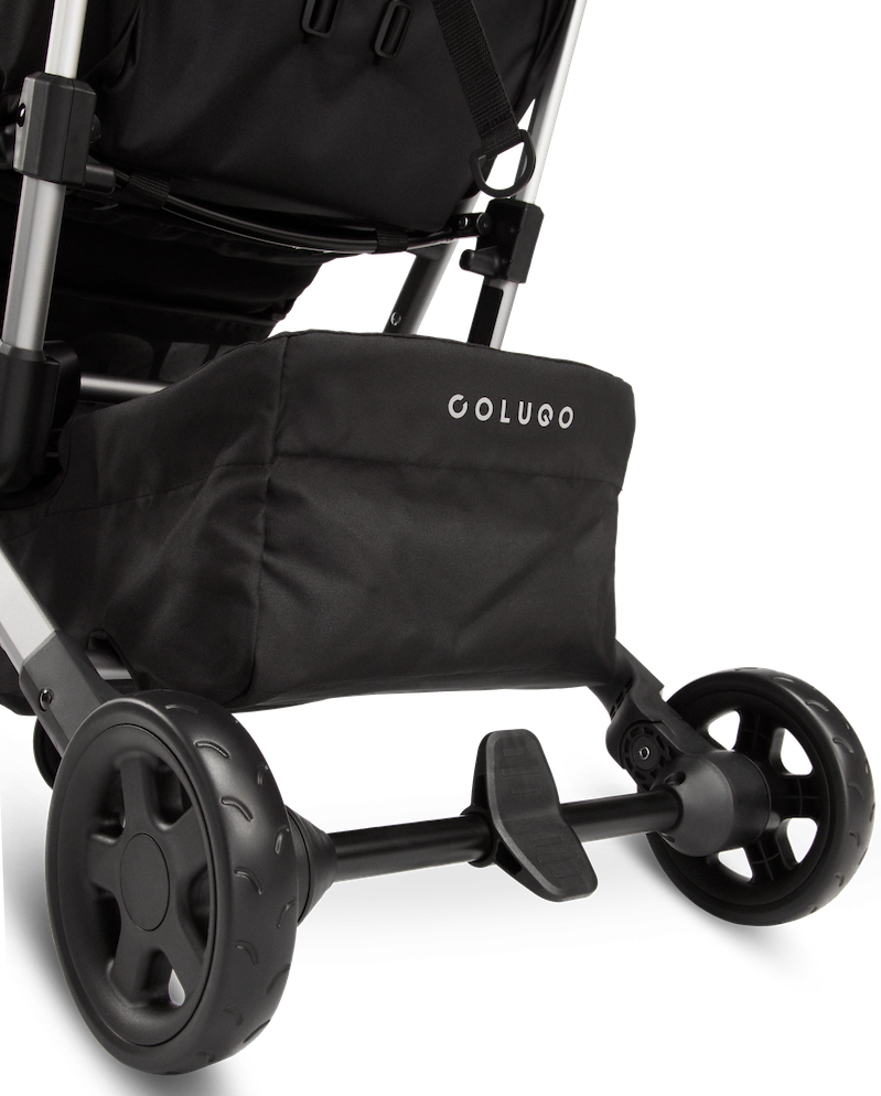 Cool Grey compact stroller bag for travel