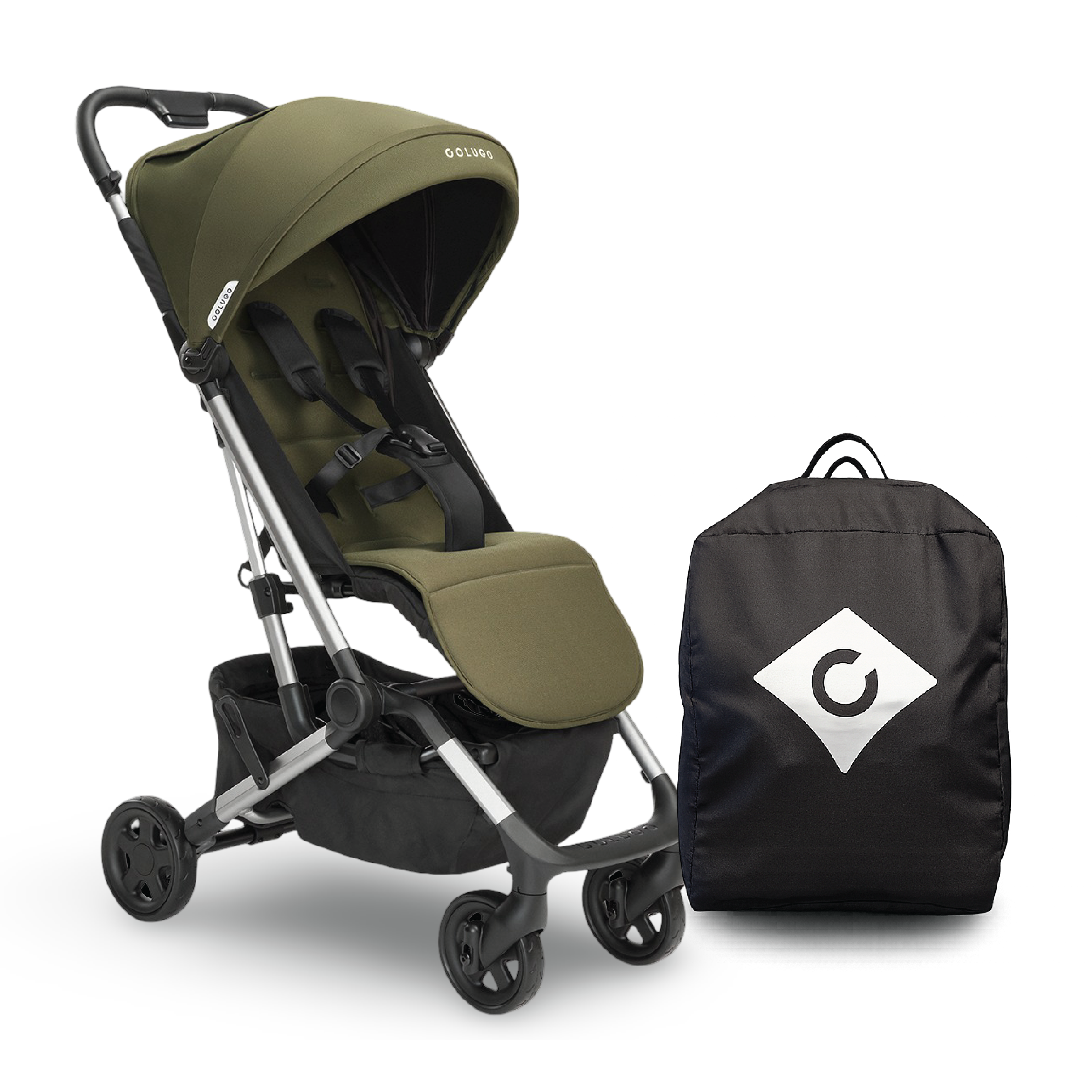 The Compact Stroller, Olive