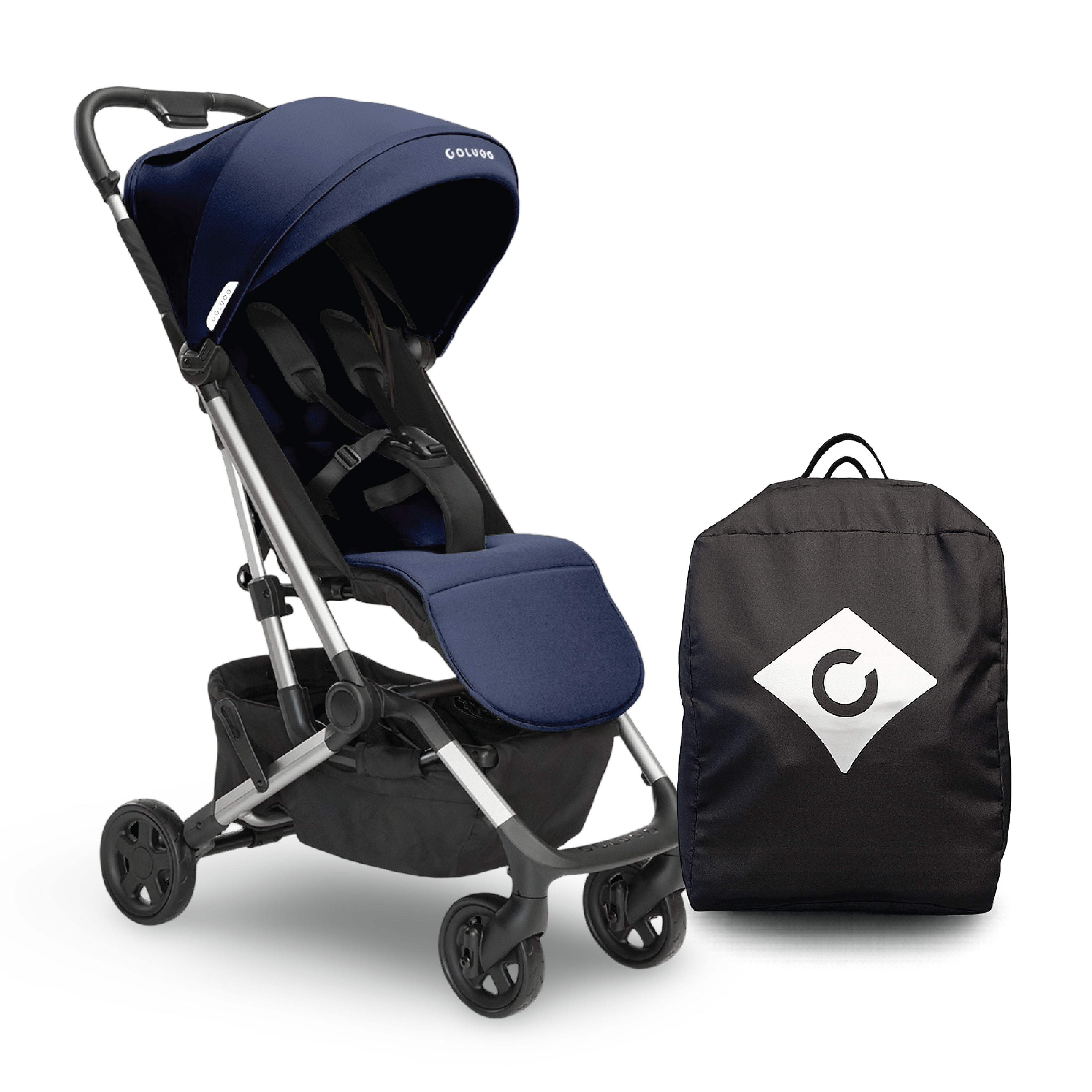 The Compact Stroller, Navy