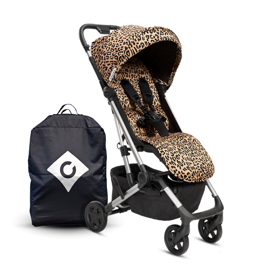 On the Go Bundle, Wild Child with cup holders and zippered pockets