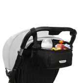 Compact Stroller in Cool Grey and Black On the Go Organizer