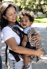 The Baby Carrier, Wild Child being worn by a parent