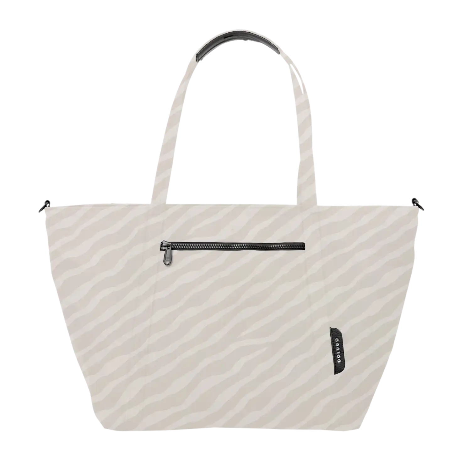 Fashionable and affordable Dune Zebra diaper tote by Colugo