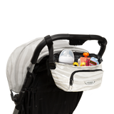 Dune Zebra On the Go Bundle attached to stroller