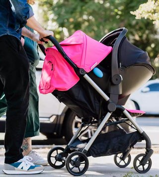 Full-featured Knockout Pink stroller for infants and toddlers