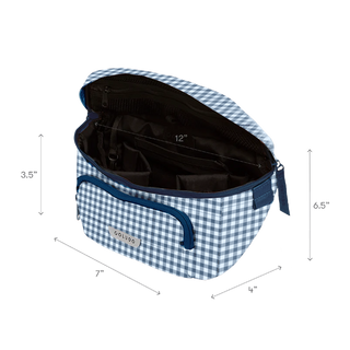 The On the Go Organizer, Blue Gingham
