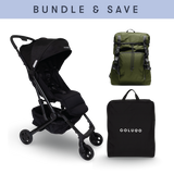 The Compact Stroller+ & Parent Backpack Bundle, Olive