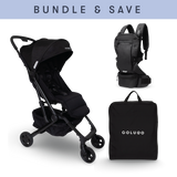The Compact Stroller+ & The Baby Carrier Bundle, Black