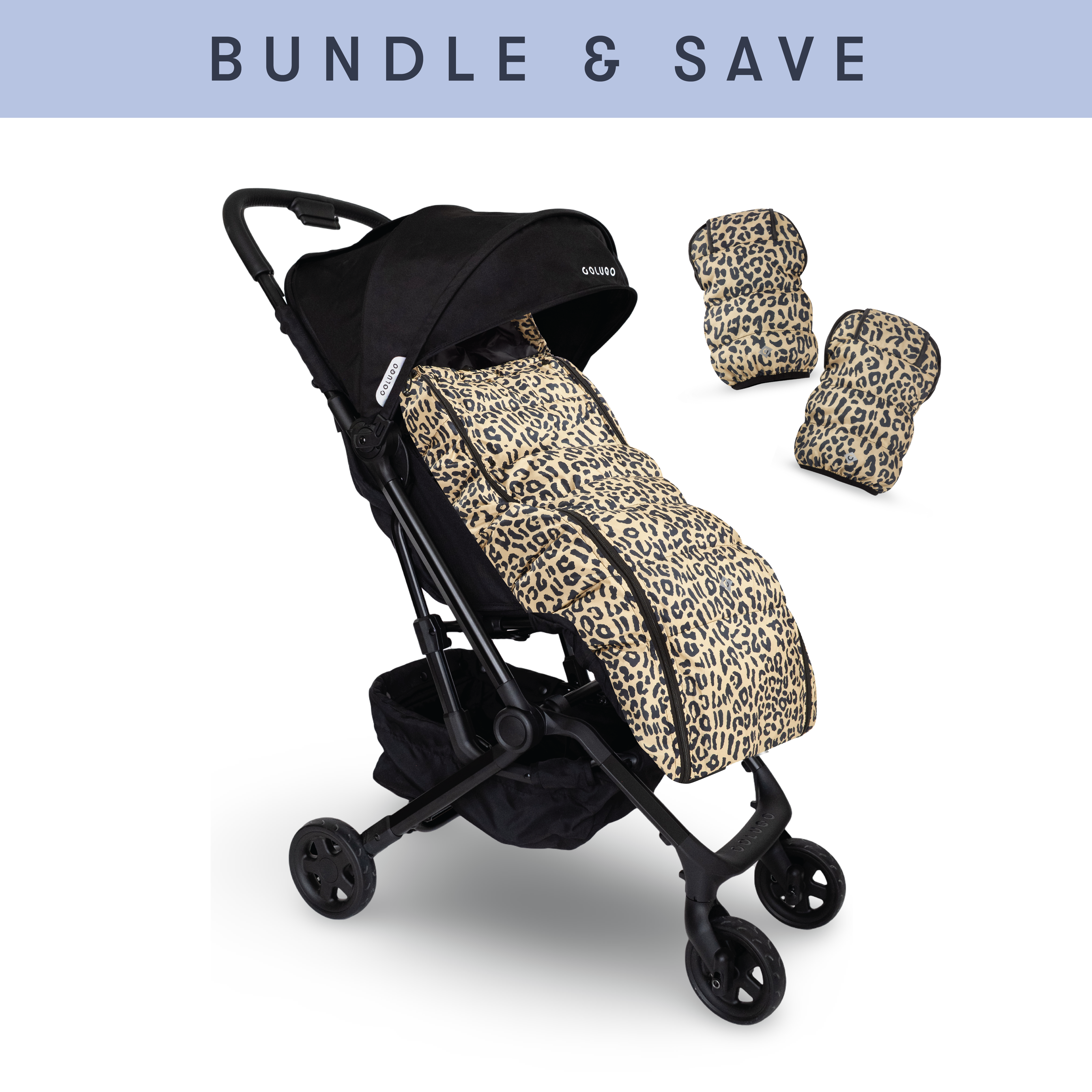 The Compact Stroller+ & Cozy Deluxe Bundle, Wild Child