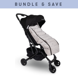The Compact Stroller+ & The Cozy Bundle, Cool Grey