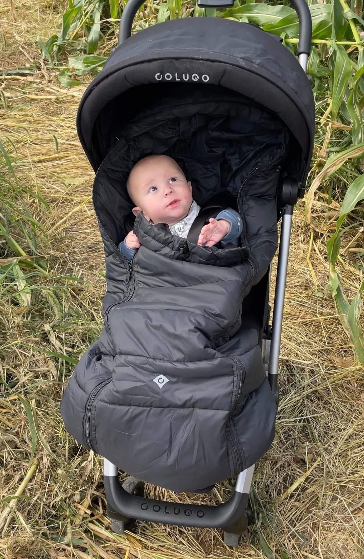 Black Cozy for winter stroller walks