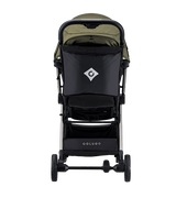 Colugo stroller with two-second fold feature in Olive