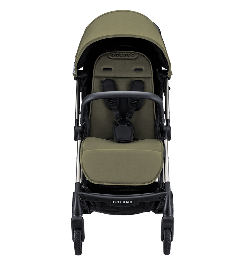 The One Stroller by Colugo for infants in Olive