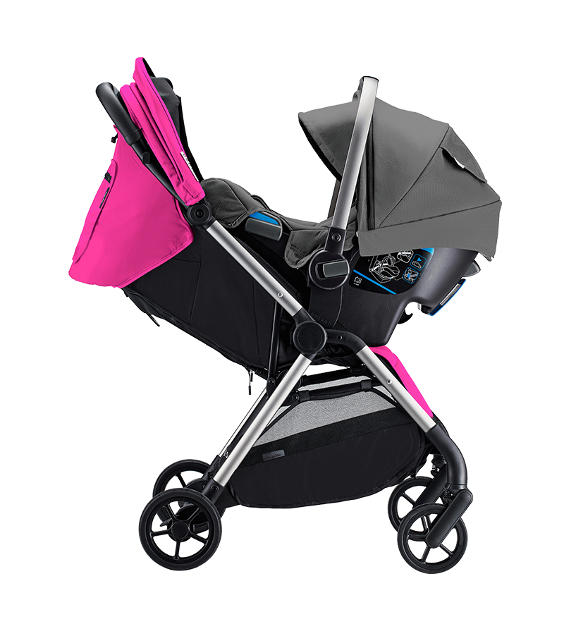 Car seat compatible Knockout Pink stroller