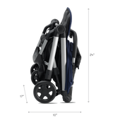 Navy Easy Fold Travel Stroller