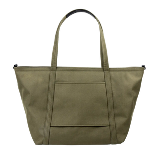 Top-rated Colugo diaper tote in olive with detachable bottle holder