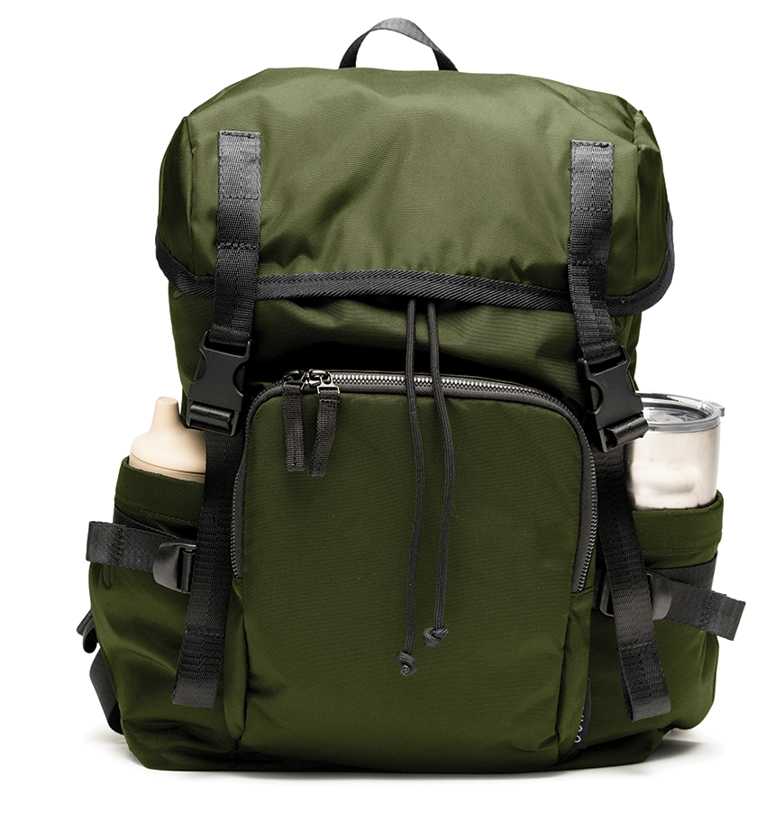 Green clearance nylon backpack