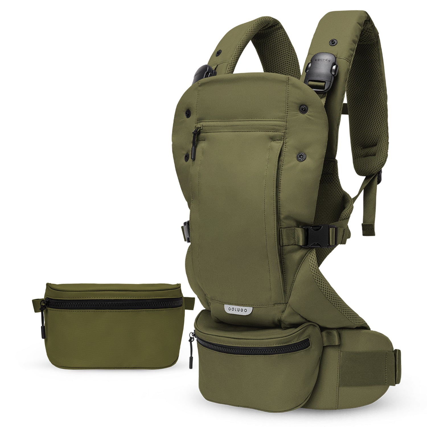 The Baby Carrier, Olive - full view