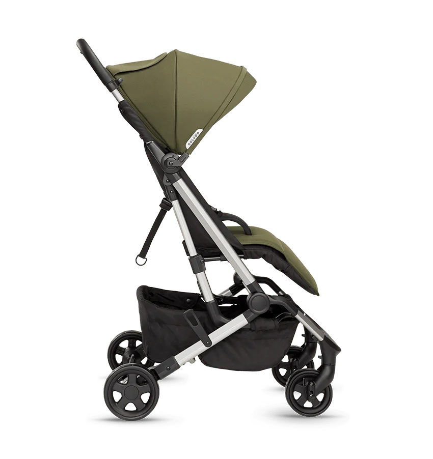 All-in-one olive stroller and backpack bundle