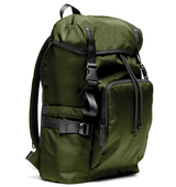 Ergonomic straps on The Parent Backpack, Olive