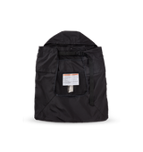 Water-repellent Carrier Mac, Black for rainy days