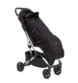 Stroller with Black Cozy in snowy setting