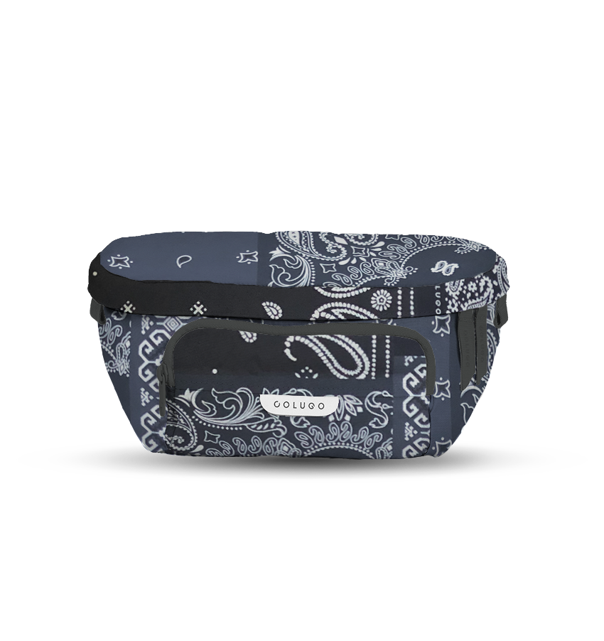 The On the Go Organizer, Blue Bandana - full view