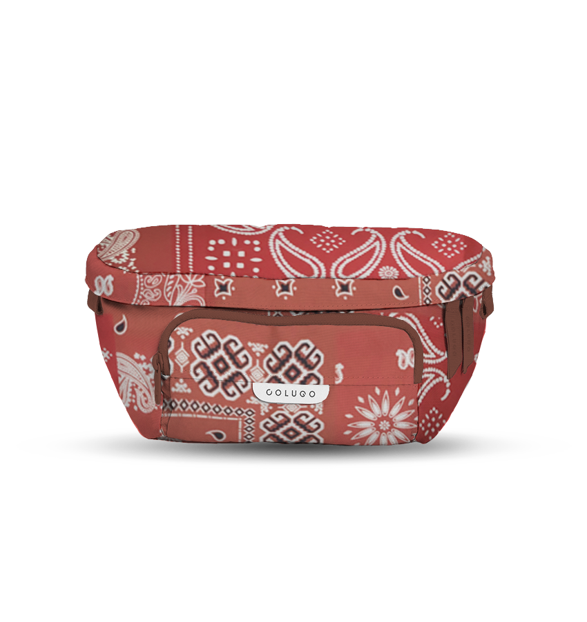 The On the Go Organizer, Red Bandana - full view