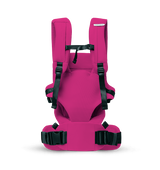 Adjustable straps on The Baby Carrier, Raspberry