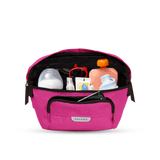 The On the Go Organizer, Raspberry holding pouches and wipes