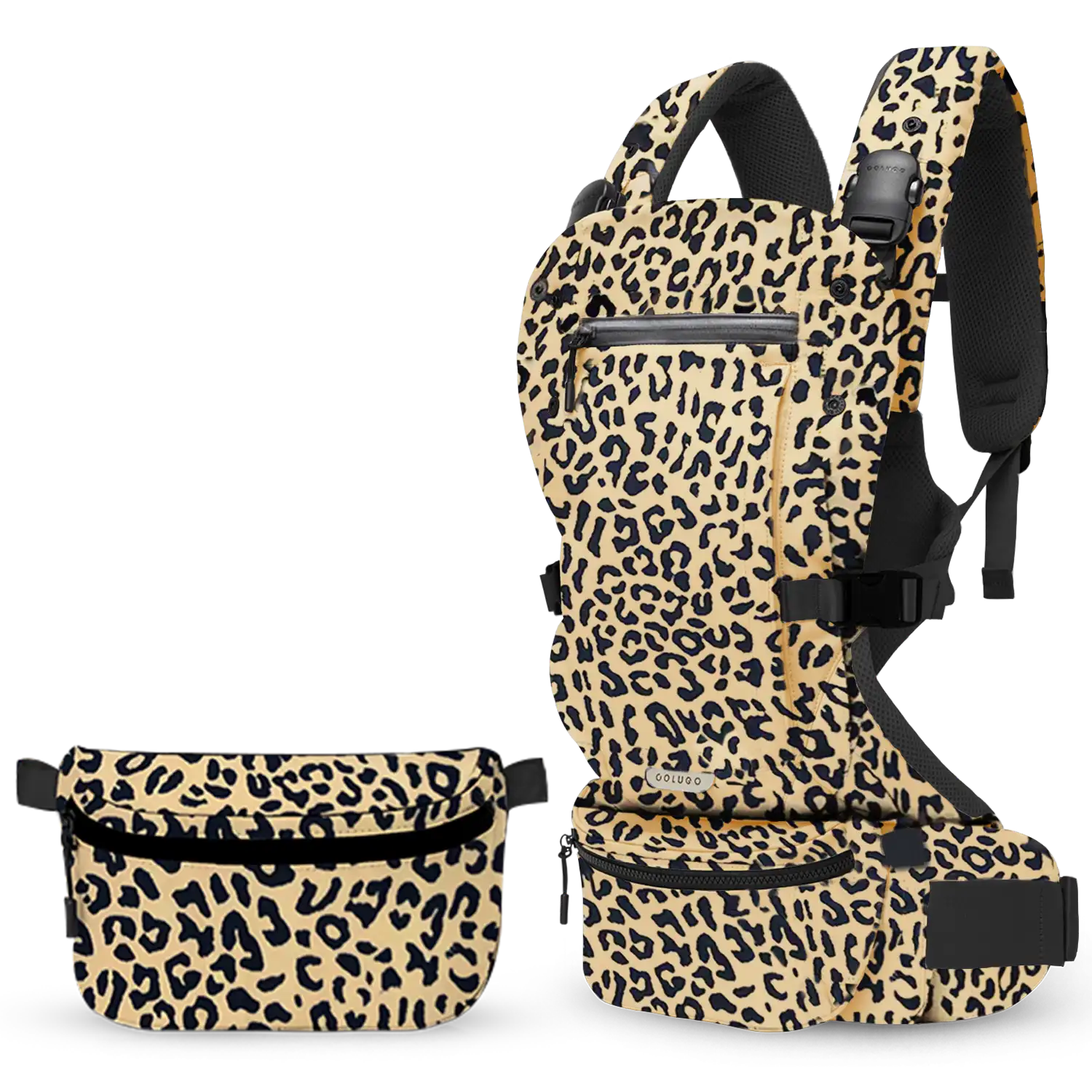 Cheetah print baby carrier on sale