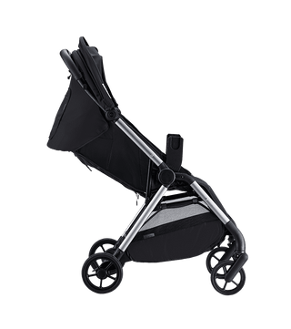 Infant to toddler black stroller with adaptors