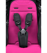 Colugo stroller with two-second fold feature in Knockout Pink