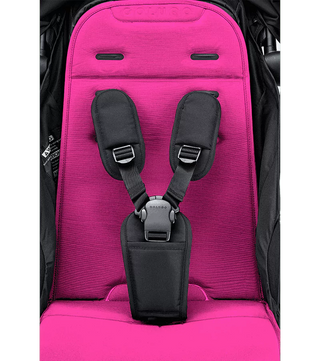 Colugo stroller with two-second fold feature in Knockout Pink