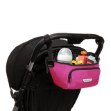 The On the Go Organizer, Raspberry attached to a Colugo stroller